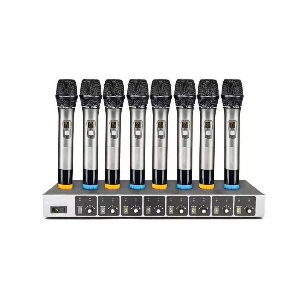 Dynamic Microphone karaoke System 8 channels Professional Stage Vocal