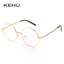 KEHU стиль для отдыха, женские очки, рамка, высококачественная металлическая рама Объектив устойчивый к УФ Защита глаз, женские очки KH217
