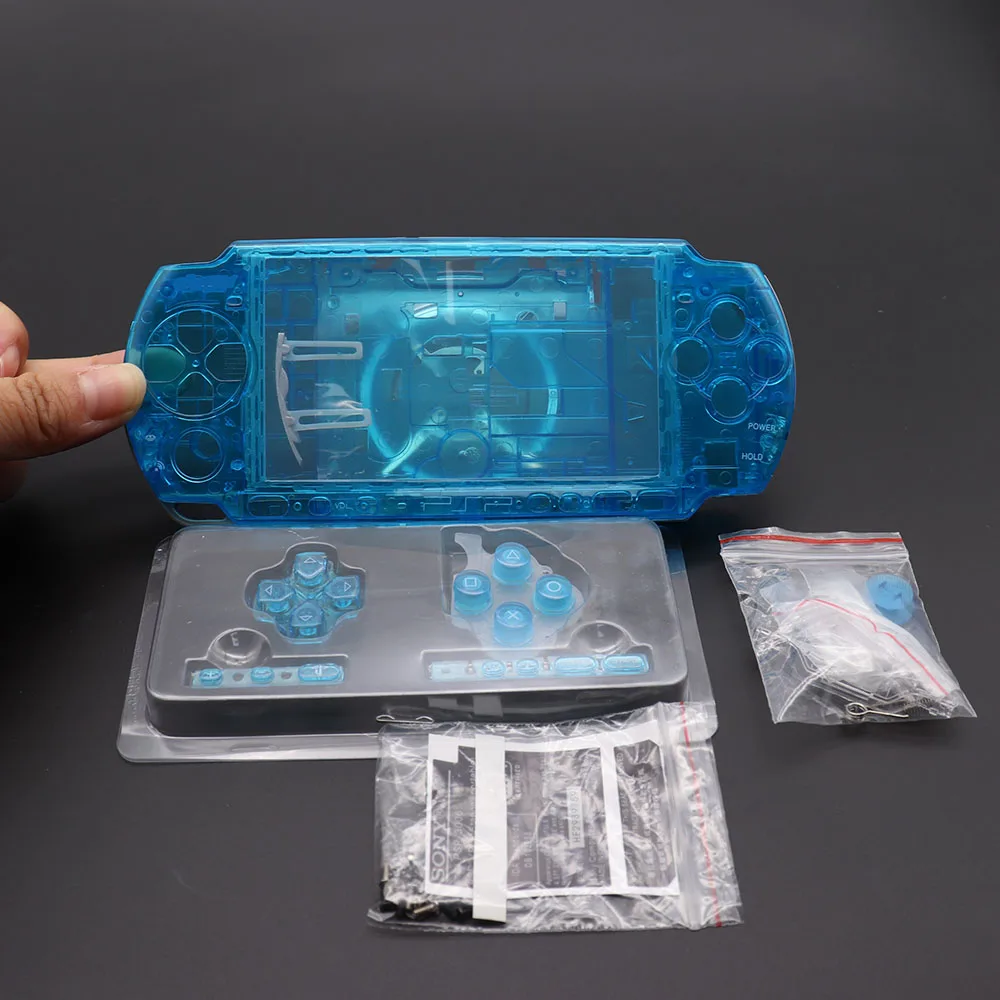 For PSP3000 PSP 3000 Game Console replacement full housing shell cover case with buttons kit