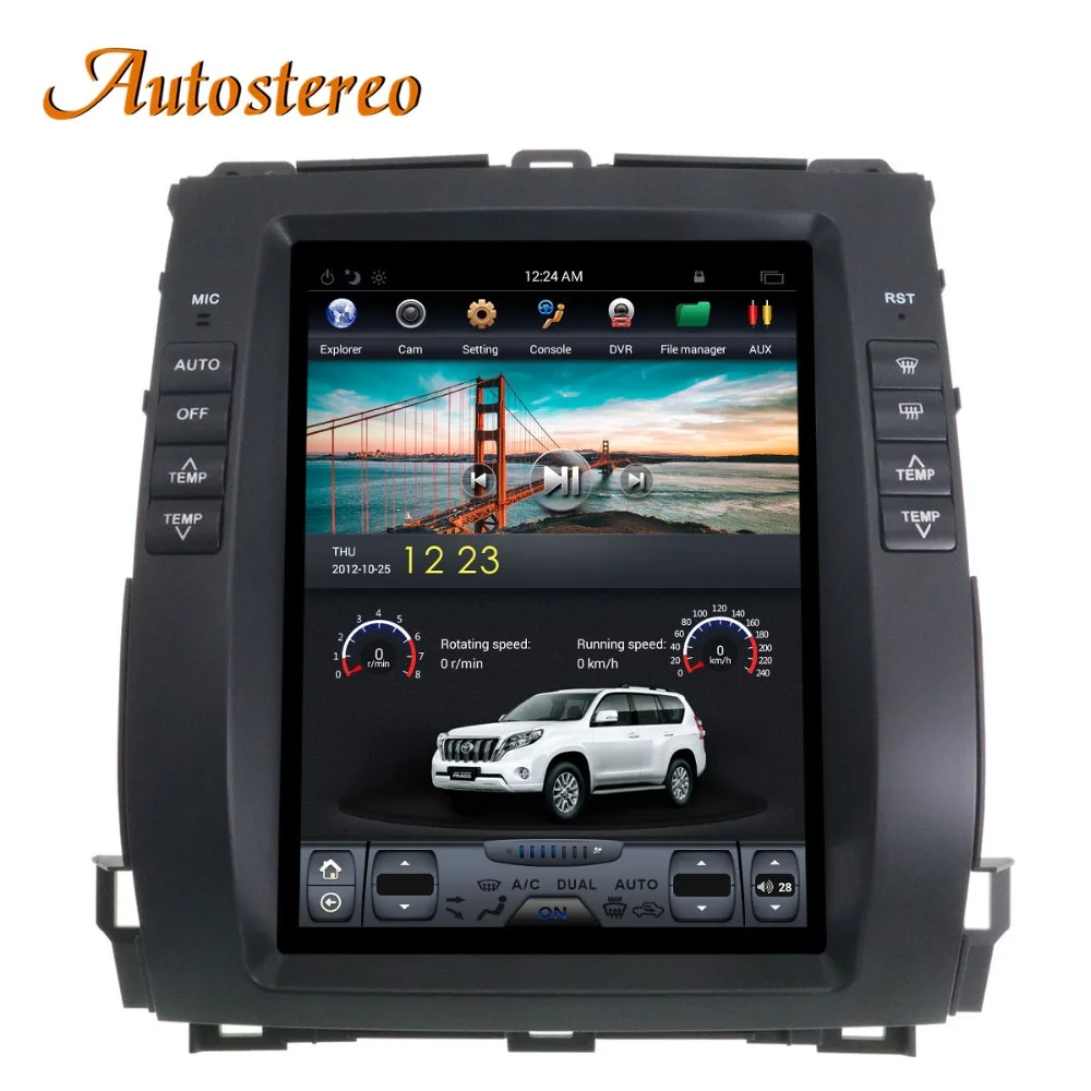 Excellent PX6 4GB RAM Android 8.1 Car GPS Navigation For Toyota Land Cruiser Prado 120/Lexus GX470 Headunit multimedia radio tape recorder 2