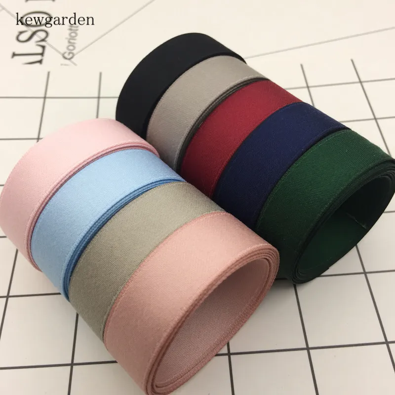 Kewgarden 40mm 25mm 10mm Double Face Thick Velvet Satin Ribbons Handmade  Tape DIY Bowknot Ribbon Riband Packing Ribbon 5 meters