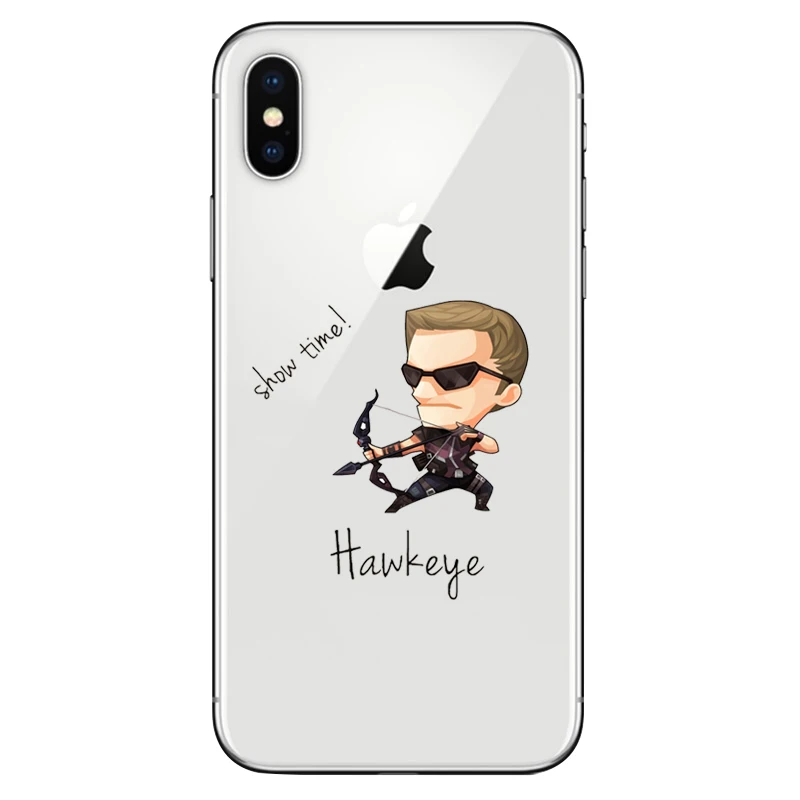 Funny Marvel Case Spiderman Joker Iron Man Batman for Apple iphone X 8plus 8 plus Silicone Soft Clear TPU Cover Fundas Capinha (2)