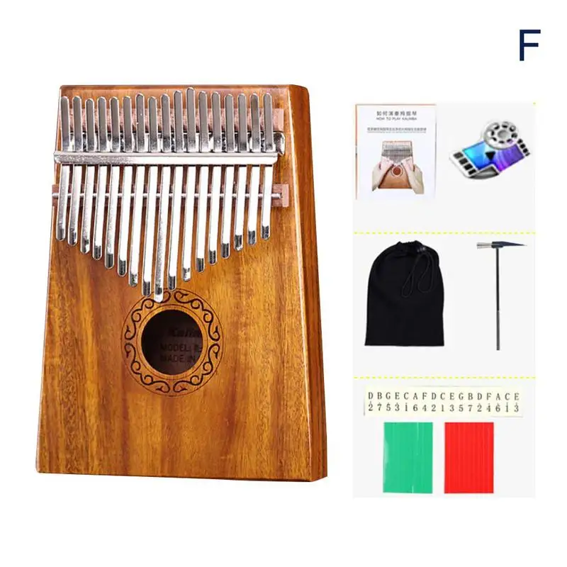 Brinquedo para Crianças Madeira Teclas Dedo Polegar Bolso Piano Kalimba Mbira Educação Brinquedo Instrumento Musical Ótimo Presente 17 32 kalimba mbira polegar piano educação brinquedo instrumento