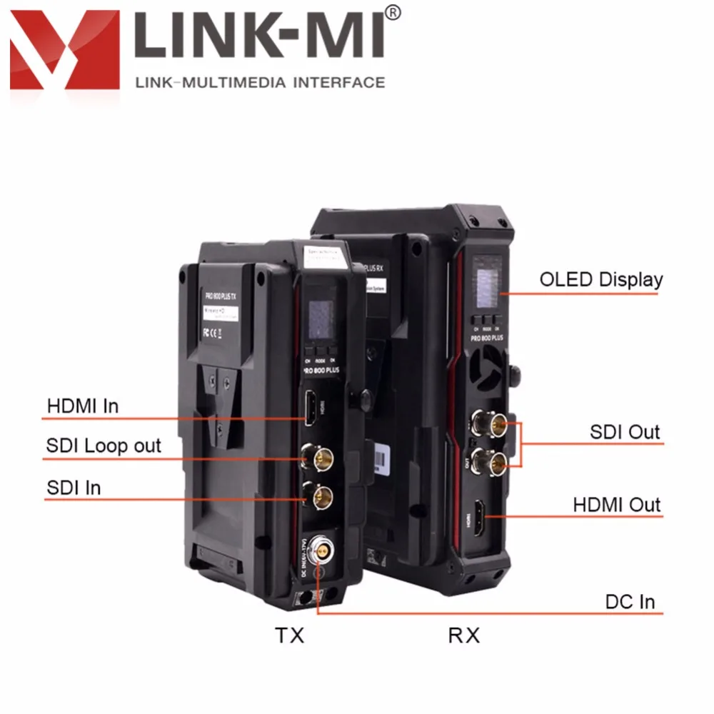 LINK-MI LM-PRO800 Plus 800m HDMI/SDI Беспроводная видеосвязь