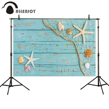 

Allenjoy photographic background summer starfish board child mottled photo studio photocall printed shoot prop backdrop