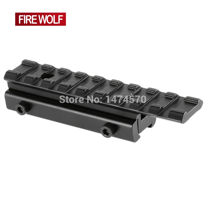 Scope Adapter Rail Mount Crossbow Airgun 3/8" Dovetail to 7/8" Weaver