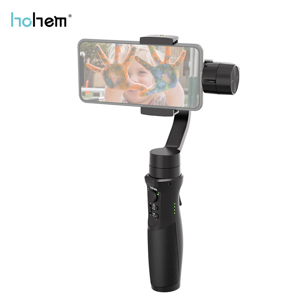 Hohem iSteady Mobile+ 3-осевой ручной стабилизирующий Gimbal высокопроизводительный композитный Поддержка функции распознавания лица и двойной BT стенд до 280 г