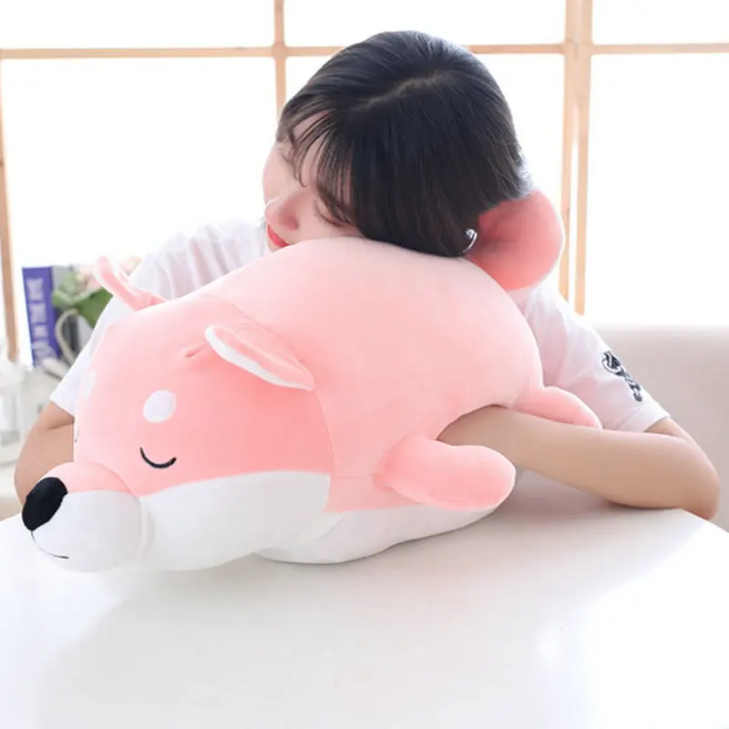 

Cute dog plush toys winter warm hand 58*38cm three-in-one dog blanket pillow Soft cushion birthday gift
