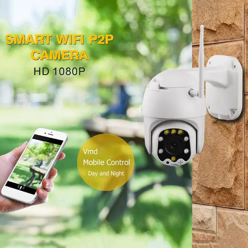 

FHD 1080P WIFI IP Camera Dome Surveillance Camera Home Security ONVIF Two Way Audio Network CCTV Cam IR-Cut Night Vision Monitor