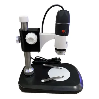 

Digital Portable 1600X Microscope Lifting Holder USB Magnifying (Black)