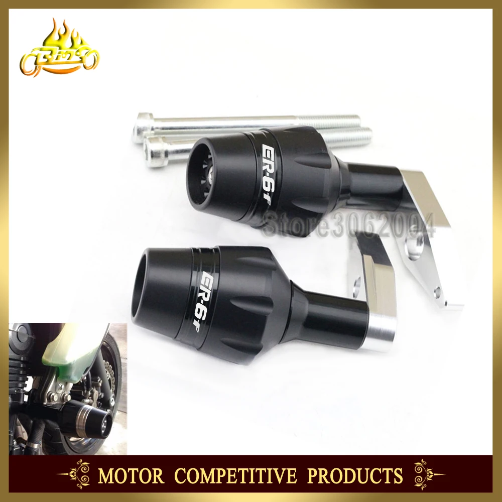 

Frame Slider Crash Protector Bobbins Falling Protection Mortorcycle Accessories For KAWASAKI ER6F ER-6F ER 6F 2012-2014 2013 CNC