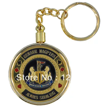 

JZ-002-1 Card Protector, Texas Holdem Accessories, Keyring Gift Set