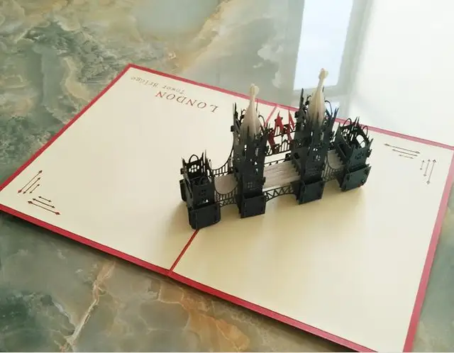 folding postcard