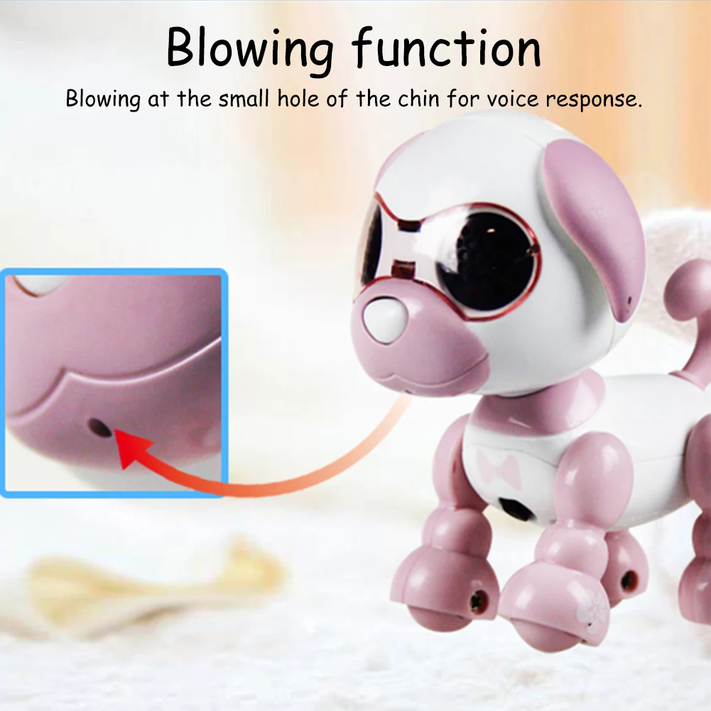 Робот-игрушка для собак, умный электрический робот для питомцев, Детский интерактивный Playmate с сенсорным управлением, Электронная прогулочная Поющая игрушка для собак, Новинка