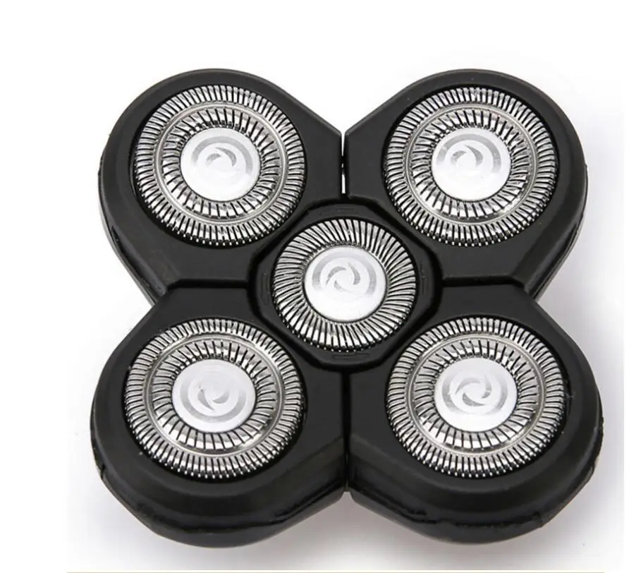 

Men's Washable &Rotating Replacement 5 Blade Shaver Head for Electronic Shaver for Man