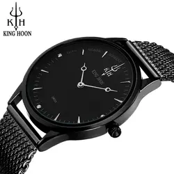 Мода 2017 г. Бизнес наручные часы Для мужчин лучший бренд класса люкс известный kinghoon мужской часы кварцевые часы для Для мужчин hodinky Relogio Masculino