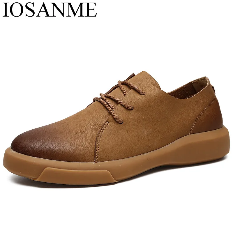 

winter fashion men leather causal shoes luxury brand designer retro trend dress male footwear big size boy oxford shoes for men