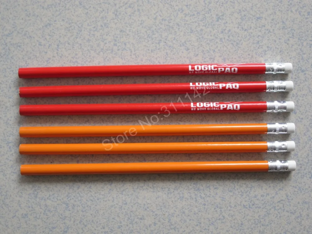 Quente por Atacado Preço Chinês Venda Personalizado Lápis hb Apontadores Azul Logotipo 3 Lápis padrão