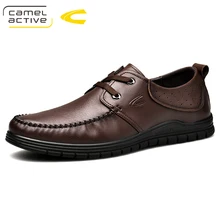 Camel Active New Men Shoes luxury Brand Genuine Leather Casual Driving Oxfords Shoes Men Loafers Moccasins