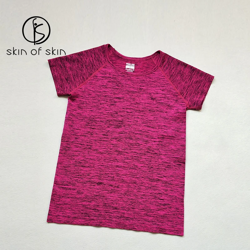 2019 Women Quick Dry Sport Yoga Short Shirt Breathable Exercises Female Yoga Top Gym Running Fitnes