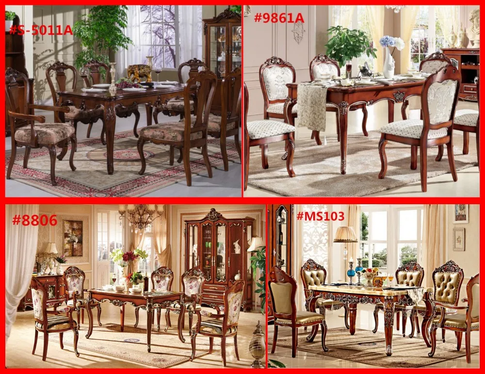 Wooden color dining table