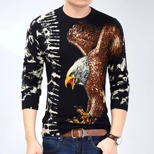 2017 new men sweater winter round neck knitted sweaters male casual autumn Cashmere pullovers mens Thick warm jumper
