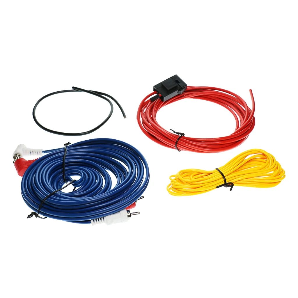 1 Set Car Audio Speakers Wiring Kits Cable Amplifier Subwoofer Speaker Installation Wires Kit 10GA Power Cable  4m 45 Cores
