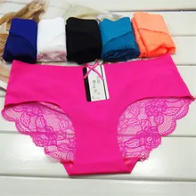 New Hot Cotton with Lace Side best quality Underwear Women sexy panties Casual font b Intimates