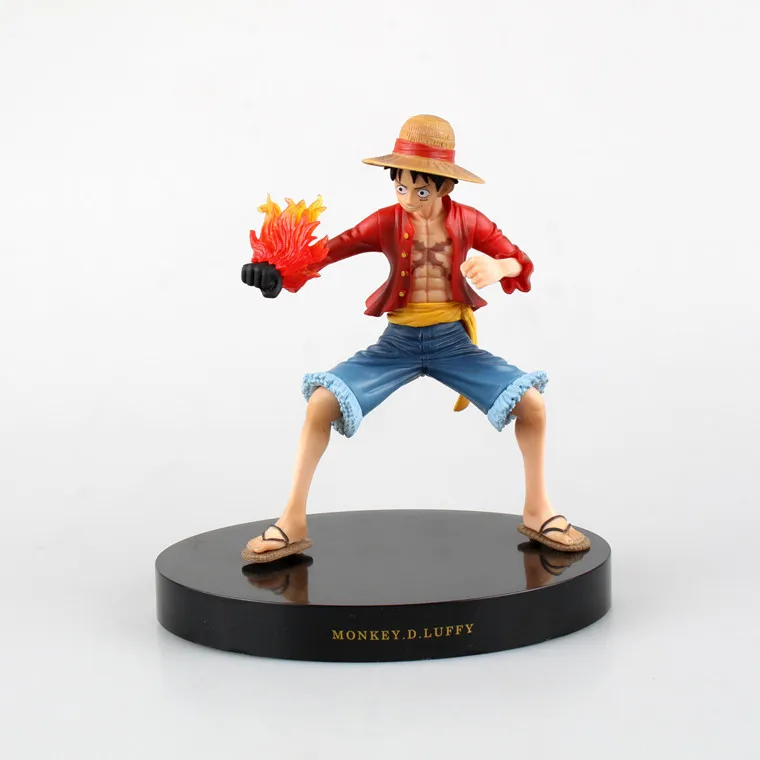 

7" One Piece Anime Monkey D Luffy Fist Gun Arm Busoshoku Haki Boxed 17cm PVC Action Figure Collection Model Doll