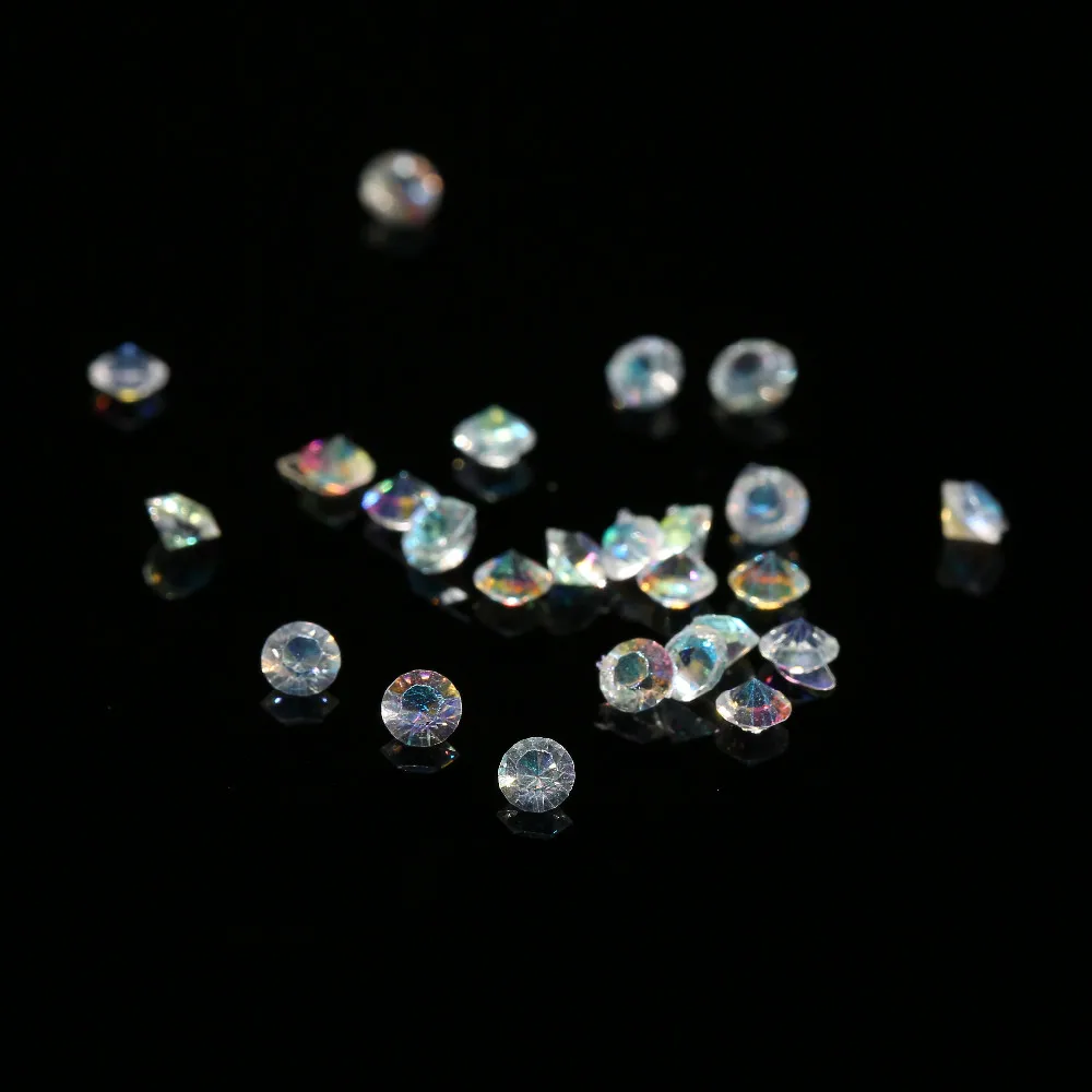 

2000pcs AB Colorful 4.5mm Acrylic Crystal Wedding Table Scatters Confetti Marriage Decoration Diamond Decorations