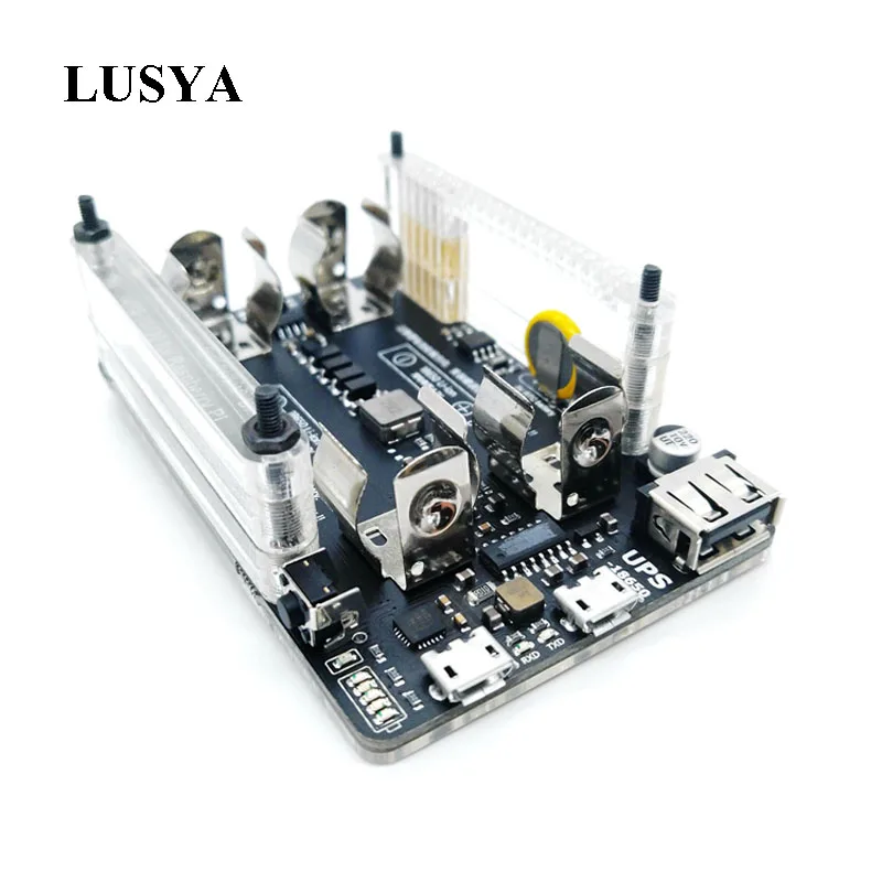 

Lusya Raspberry pi UPS Power Expansion Board With RTC, Measurement, 5V Output, Serial Port A1-013