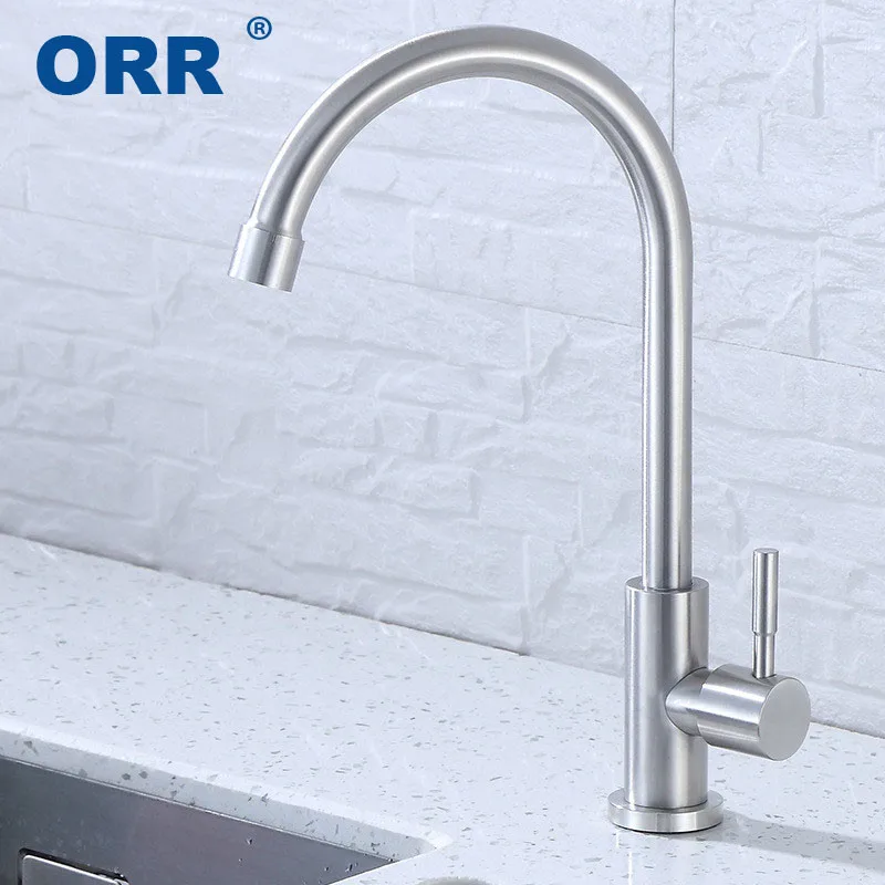 

Simple design kitchen faucet 360 rotary cookhouse water tap ORR