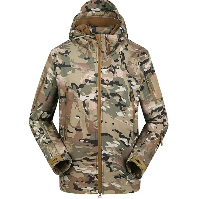 

Toppick Waterproof Jacket SoftShell Jacket Men &Women Hunting Jacket Windbreaker Hiking Rain Camping Fishing Tactical Clothing