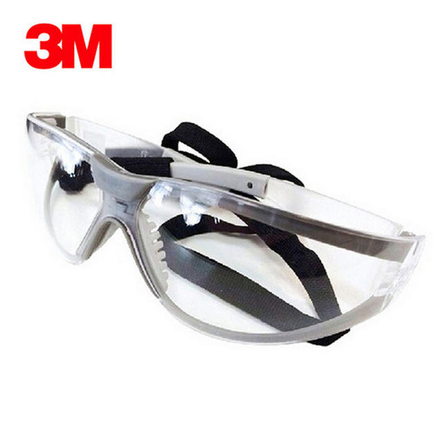 3M Windproof Safety Goggles Clear Dust Resistant Goggles Protective Work Glasses