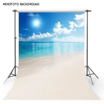 

MEHOFOTO Summer Beach Photography Backdrops Children Photo Background Custom for Photo Studio CM-2270