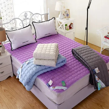 

Machine Washable Mattress Cover Soft Sanding Polyester Fiber Bedding Protective Cover Mattress Skidproof Protection Pad