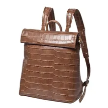 Модные мужские кожаные рюкзаки Аллигатор Крокодил школьные сумки высокое качество рюкзак мужская дорожная сумка для ноутбука