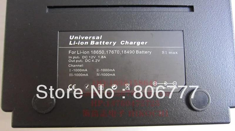 Soshine 18650/18500/RCR123 16340 3,7 v Li-Ion устройство для быстрой зарядки аккумулятора S1MAX