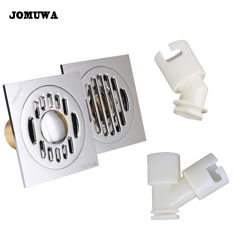 

JOMUWA Floor Drain Cover Colander Shower Waste Drainer Full Brass Bathroom Kitchen Colander Floor Drains Bathroom Accessories
