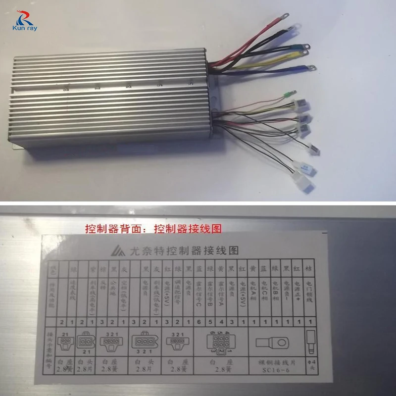 Perfect 2200W 60V DC 36 Mosfet BC636-22095 brushless motor controller E-bike electric bicycle speed control 0