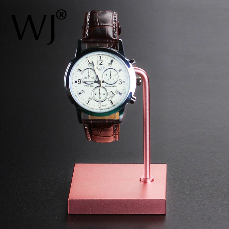 

Retailer Dealer Metal Jewelry Watch Display Stand with Acrylic Wrist Watch Storage Holder Rose-gold / Black Rack Table Organizer