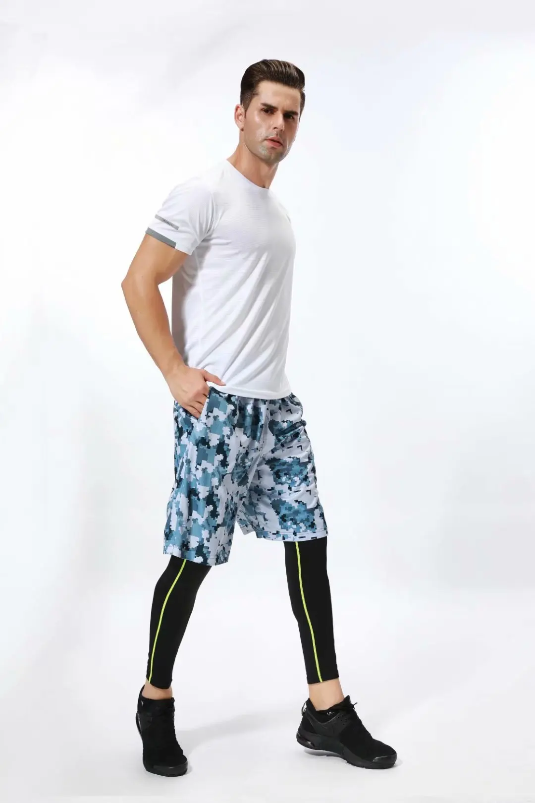 Уличные тренировочные дышащие баскетбольные шорты для мужчин свободные повседневные спортивные шорты для бега фитнес с карманом мужские шорты наборы