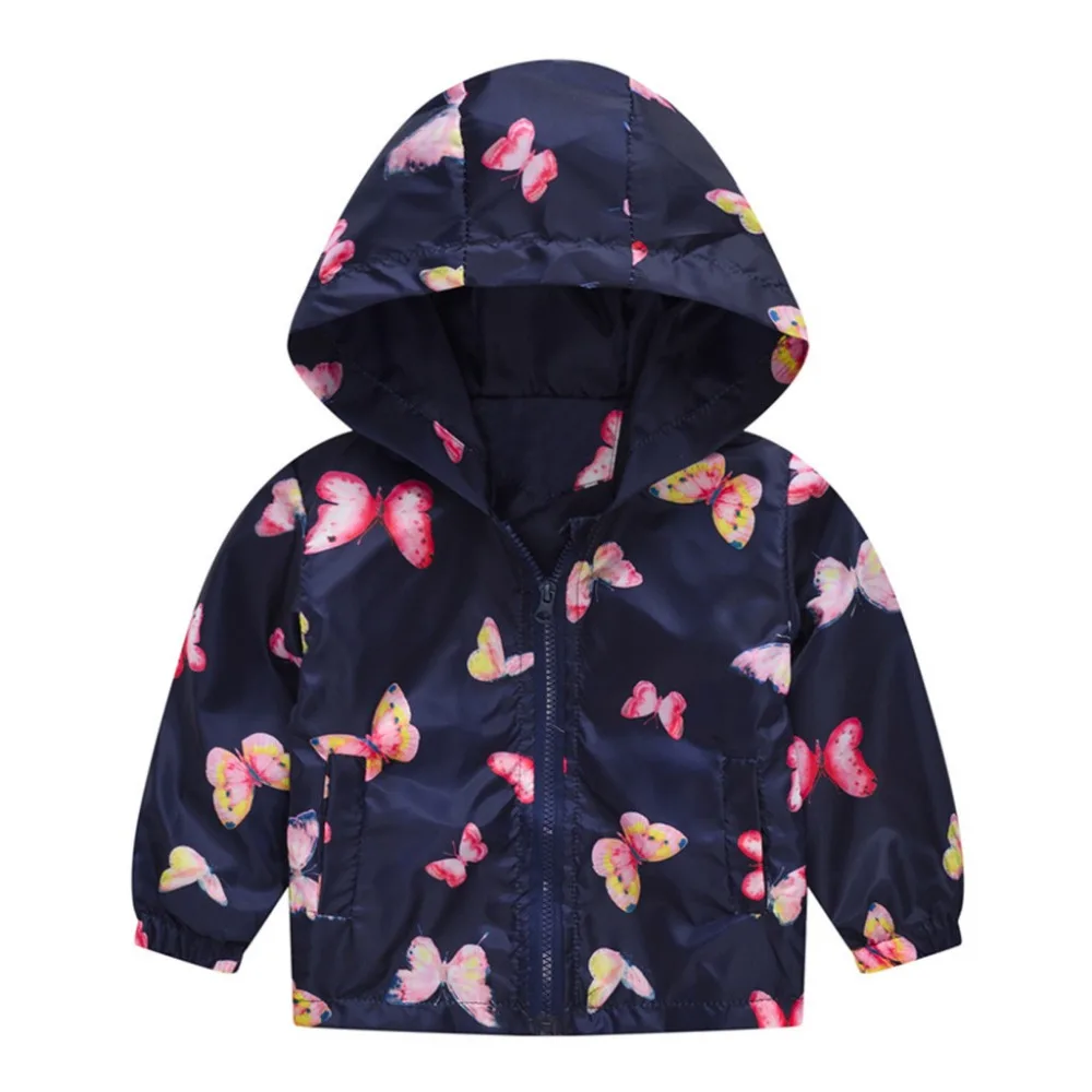 Камуфляжное весеннее пальто с капюшоном и бабочкой для маленьких мальчиков и девочек, куртка, топы, детская одежда для мальчиков, новая модная одежда