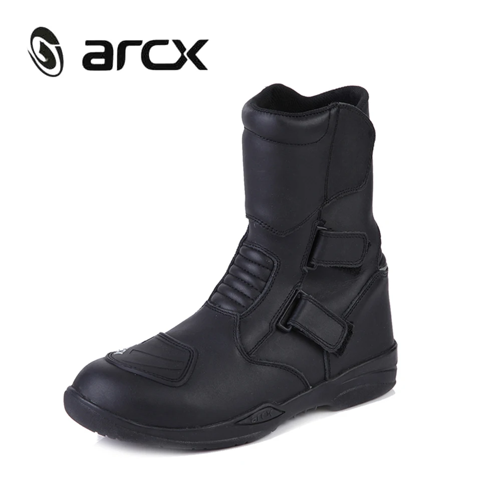 Мотоциклетные ботинки из натуральной коровьей кожи ARCX Водонепроницаемые до