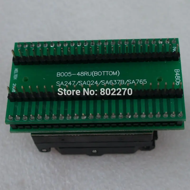 Адаптер LGA52 к DIP48 адаптер 14x18 мм IC ZIF только для программатора TNM5000|adapters for programmer|adapter