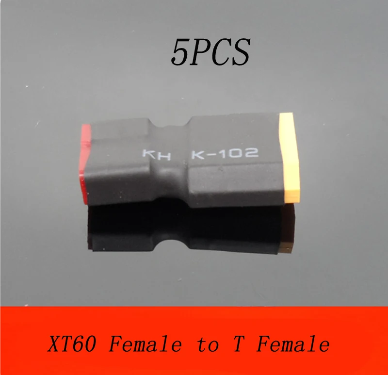 5PCS T Plug to XT60 Converter Lipo Battery ESC Motor Connector Adapter DIY Spare Parts for RC Aircraft Boat Car Model | Игрушки и хобби