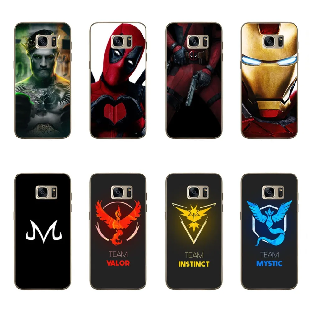 For Samsung Galaxy S5 Cool Ironman Deadpool Batman Spiderman Design Soft Case Covers Funda Coque Capa |