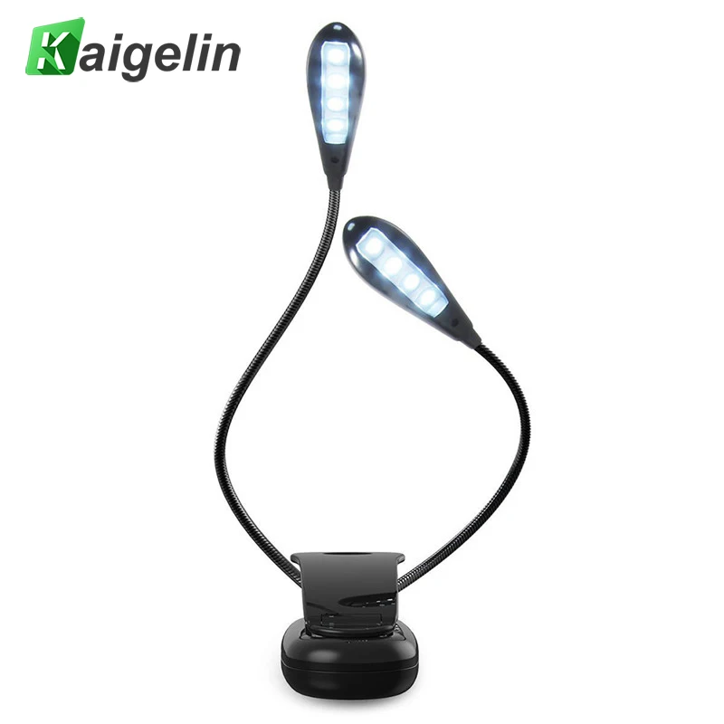 8 LED USB Double Pole LED Desk Lamp Mini Eye-care Table Lamp Dual Flexible Double Goosenecks Clip-on Arm Study&Music Desk Light 8 LED USB Double Pole LED Desk Lamp Mini Eye-care Table Lamp Dual Flexible Double Goosenecks Clip-on Arm Study&Music Desk Light
