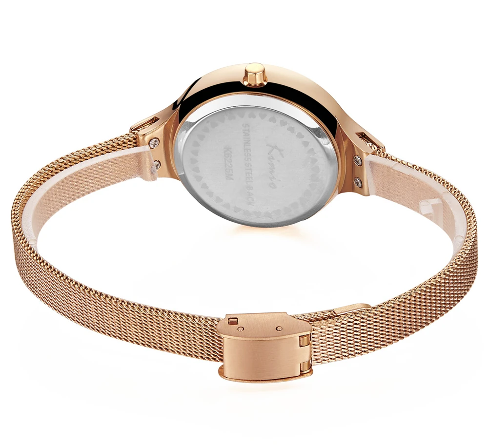 KIMIO Simple Ladies Bracelet Diamond Woman Watches Quartz Watches Women Fashion Watch 2018 Brand Women's Watches For Women Clock