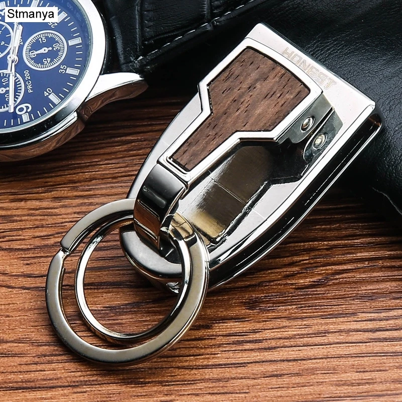 Stmanya Hot Top Key chain High quality Men Waist hanging Metal Keychain